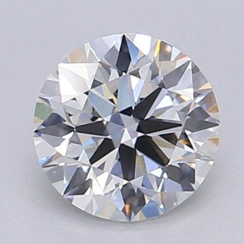 1.02 Carat Round Shaped Excellent Cut F- VS1 Lab Grown Diamond