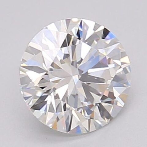 1.02 Carat Round Shaped Excellent Cut F- VS1 Lab Grown Diamond