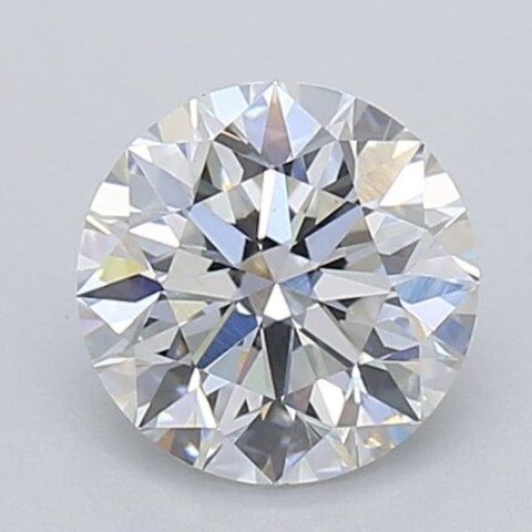 1.02 Carat Round Shaped Excellent Cut F- VS1 Lab Grown Diamond