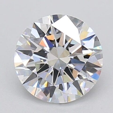 1.02 Carat Round Shaped Excellent Cut F- VS1 Lab Grown Diamond