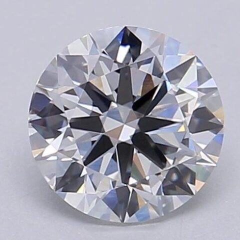 1.02 Carat Round Shaped Excellent Cut F- VS1 Lab Grown Diamond