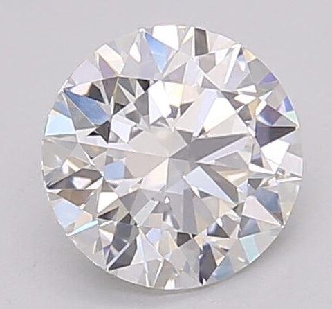 1.02 Carat Round Shaped Excellent Cut F- VS1 Lab Grown Diamond