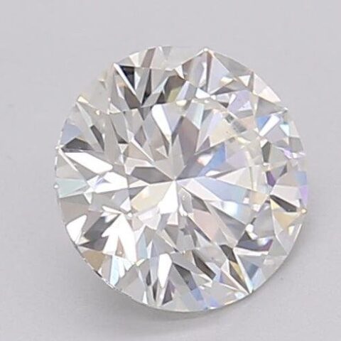 1.02 Carat Round Shaped Excellent Cut F- VS1 Lab Grown Diamond