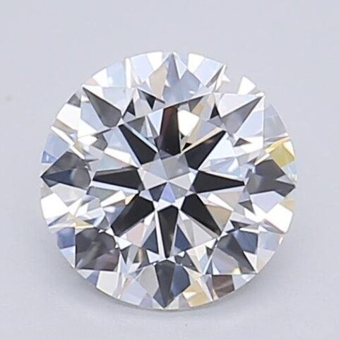 1.02 Carat Round Shaped Excellent Cut F- VS1 Lab Grown Diamond