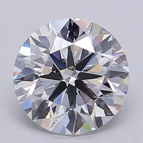 1.02 Carat Round Shaped Excellent Cut F- VS1 Lab Grown Diamond