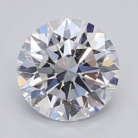 1.02 Carat Round Shaped Excellent Cut F- VS1 Lab Grown Diamond