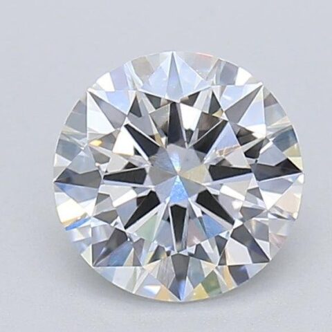 1.02 Carat Round Shaped Excellent Cut F- VS1 Lab Grown Diamond