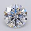 1.02 Carat Round Shaped Excellent Cut F- VS1 Lab Grown Diamond
