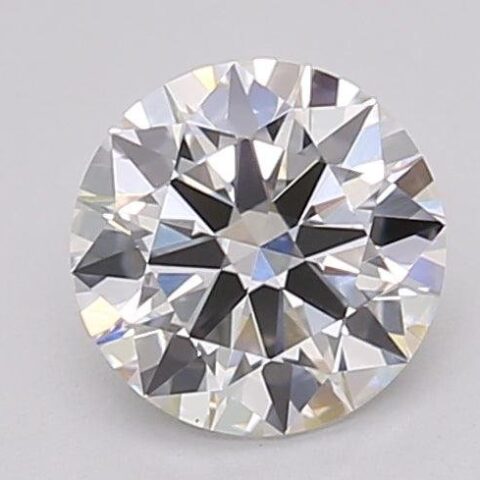 1.02 Carat Round Shaped Excellent Cut F- VS1 Lab Grown Diamond