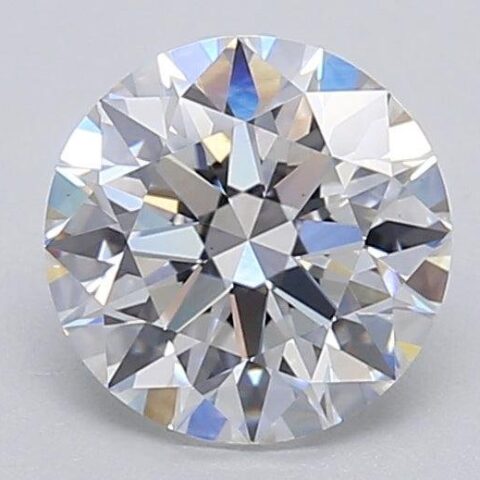 1.02 Carat Round Shaped Excellent Cut F- VS1 Lab Grown Diamond