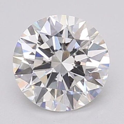 1.02 Carat Round Shaped Excellent Cut F- VS1 Lab Grown Diamond