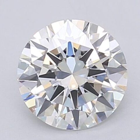1.02 Carat Round Shaped Excellent Cut F- VS1 Lab Grown Diamond