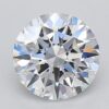 1.02 Carat Round Shaped Excellent Cut F- VS1 Lab Grown Diamond