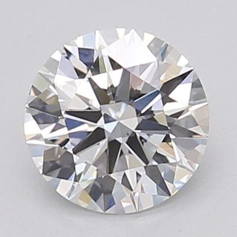 1.02 Carat Round Shaped Excellent Cut F- VS1 Lab Grown Diamond