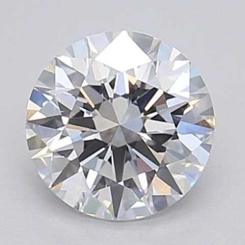 1.02 Carat Round Shaped Excellent Cut F- VS1 Lab Grown Diamond