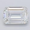 1.02 Carat Emerald Shaped Excellent Cut F- VS2 Lab Grown Diamond