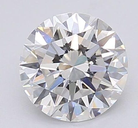 1.02 Carat Round Shaped Excellent Cut F- VS2 Lab Grown Diamond
