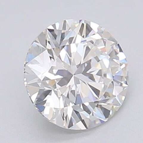 1.02 Carat Round Shaped Excellent Cut F- VS2 Lab Grown Diamond