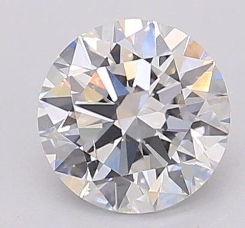 1.02 Carat Round Shaped Excellent Cut F- VS2 Lab Grown Diamond