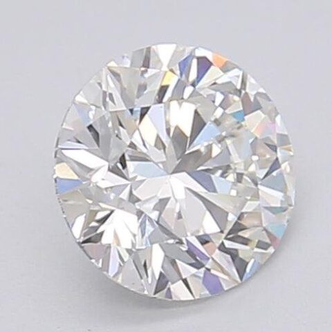 1.02 Carat Round Shaped Excellent Cut F- VS2 Lab Grown Diamond
