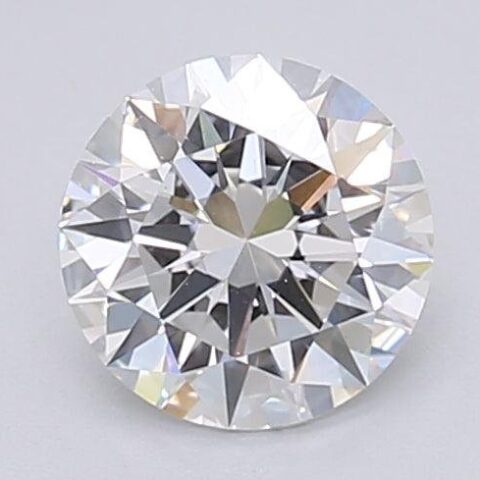 1.02 Carat Round Shaped Excellent Cut F- VS2 Lab Grown Diamond