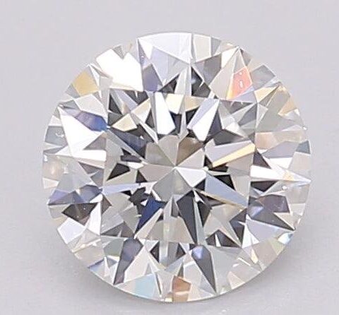 1.02 Carat Round Shaped Excellent Cut F- VS2 Lab Grown Diamond