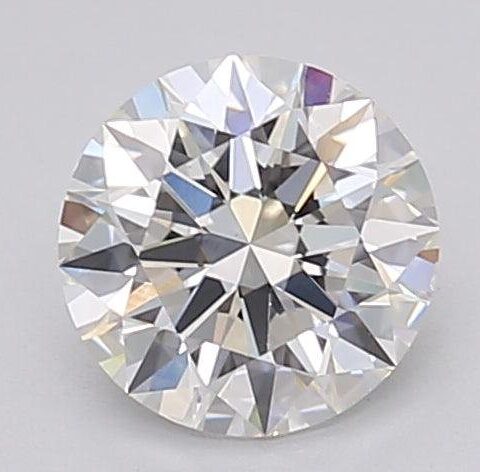 1.02 Carat Round Shaped Excellent Cut F- VS2 Lab Grown Diamond