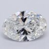 1.02 Carat Oval Shaped Excellent Cut F- VVS2 Lab Grown Diamond