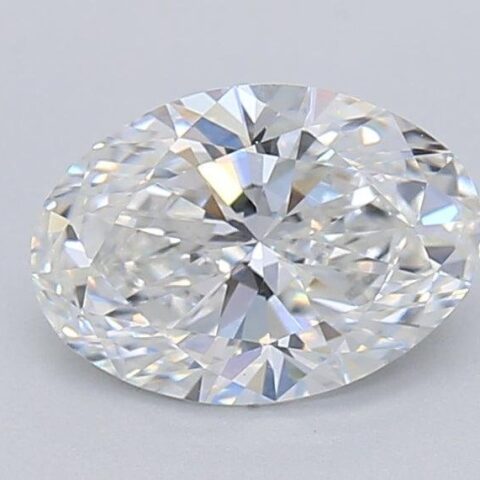 1.02 Carat Oval Shaped Excellent Cut F- VVS2 Lab Grown Diamond
