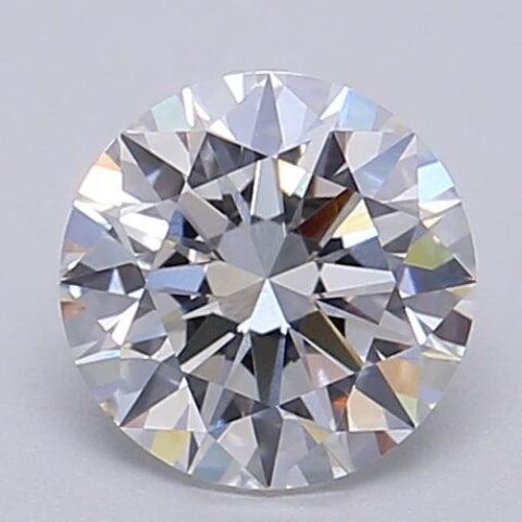 1.02 Carat Round Shaped Excellent Cut F- VVS2 Lab Grown Diamond