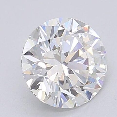 1.02 Carat Round Shaped Excellent Cut F- VVS2 Lab Grown Diamond