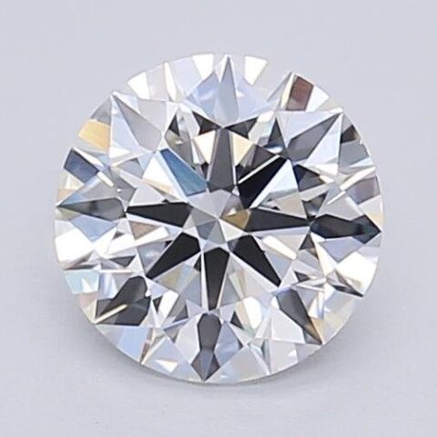 1.02 Carat Round Shaped Excellent Cut F- VVS2 Lab Grown Diamond