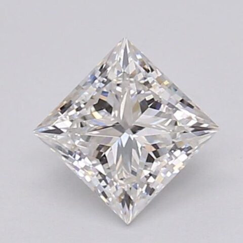 1.02 Carat Princess Shaped Excellent Cut G- VS1 Lab Grown Diamond