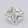 1.02 Carat Princess Shaped Excellent Cut G- VS1 Lab Grown Diamond