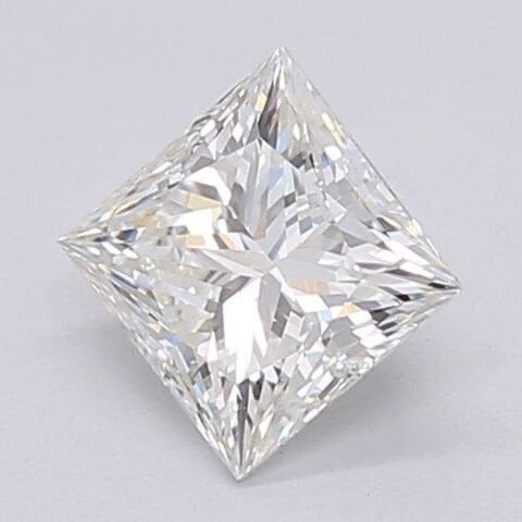 1.02 Carat Princess Shaped Excellent Cut G- VS1 Lab Grown Diamond