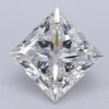 1.02 Carat Princess Shaped Excellent Cut G- VS1 Lab Grown Diamond