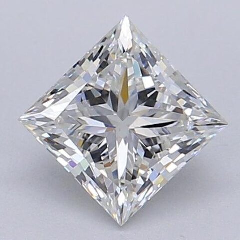 1.02 Carat Princess Shaped Excellent Cut G- VS1 Lab Grown Diamond