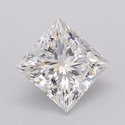 1.02 Carat Princess Shaped Excellent Cut G- VS1 Lab Grown Diamond