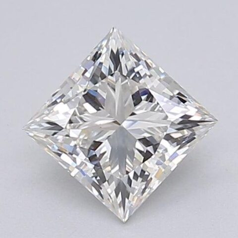 1.02 Carat Princess Shaped Excellent Cut G- VS1 Lab Grown Diamond