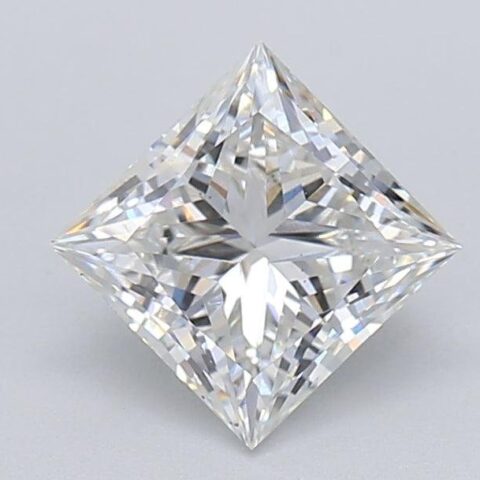 1.02 Carat Princess Shaped Excellent Cut G- VS2 Lab Grown Diamond