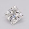 1.02 Carat Princess Shaped Excellent Cut G- VVS2 Lab Grown Diamond