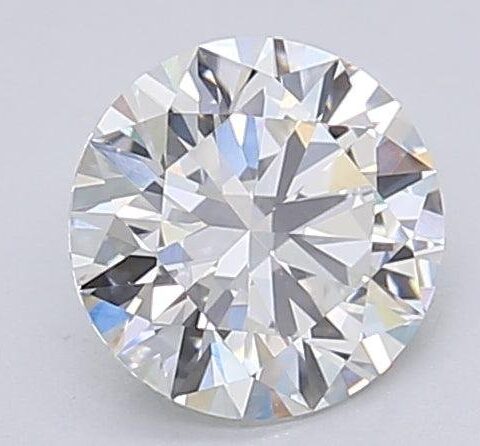 1.02 Carat Round Shaped Excellent Cut G- VVS2 Lab Grown Diamond