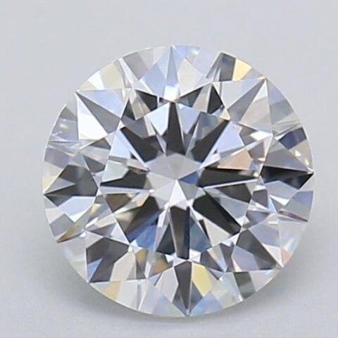 1.02 Carat Round Shaped Excellent Cut G- VVS2 Lab Grown Diamond