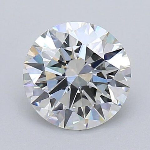 1.02 Carat Round Shaped Excellent Cut G- VVS2 Lab Grown Diamond