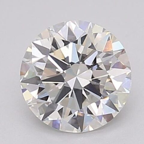 1.02 Carat Round Shaped Excellent Cut G- VVS2 Lab Grown Diamond
