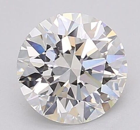 1.02 Carat Round Shaped Excellent Cut G- VVS2 Lab Grown Diamond