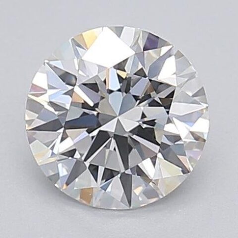 1.02 Carat Round Shaped Excellent Cut G- VVS2 Lab Grown Diamond