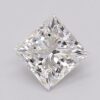 1.02 Carat Princess Shaped Excellent Cut H- VVS2 Lab Grown Diamond