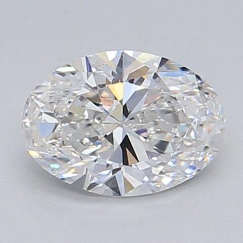 1.03 Carat Oval Shaped Excellent Cut E- VS1 Lab Grown Diamond