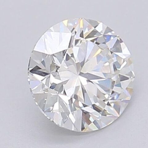 1.03 Carat Round Shaped Excellent Cut E- VS1 Lab Grown Diamond